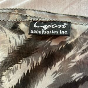 Cejon Black and Gray Scarf